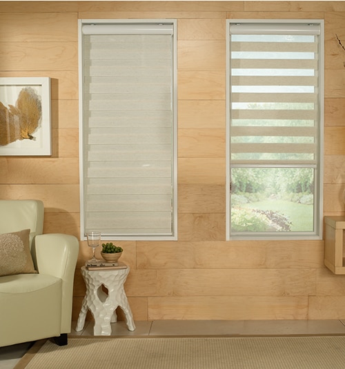 Triple sheer Window Blind treatment shade horizontal vertical curtain valcony_5 
